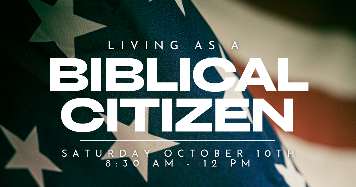 Living as a Biblical Citizen Class