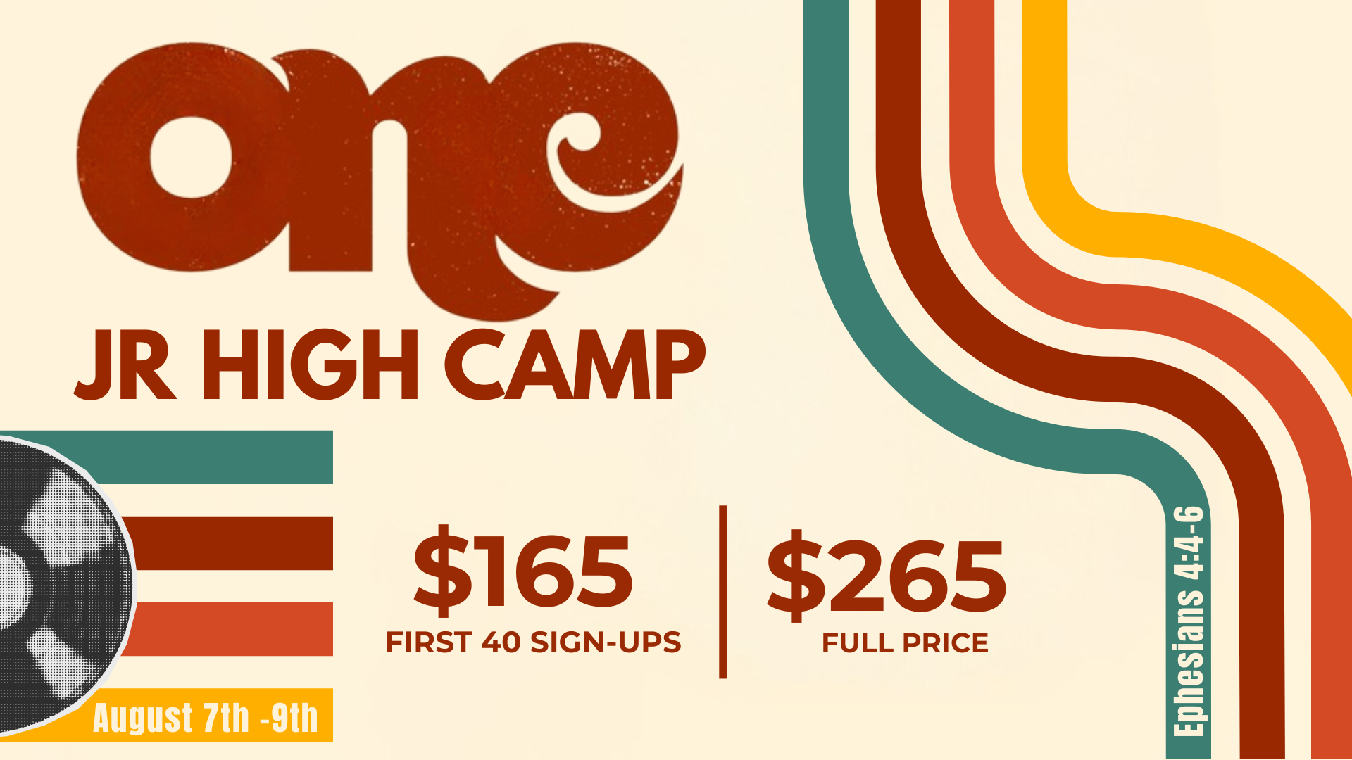 Jr. High Camp 2026!