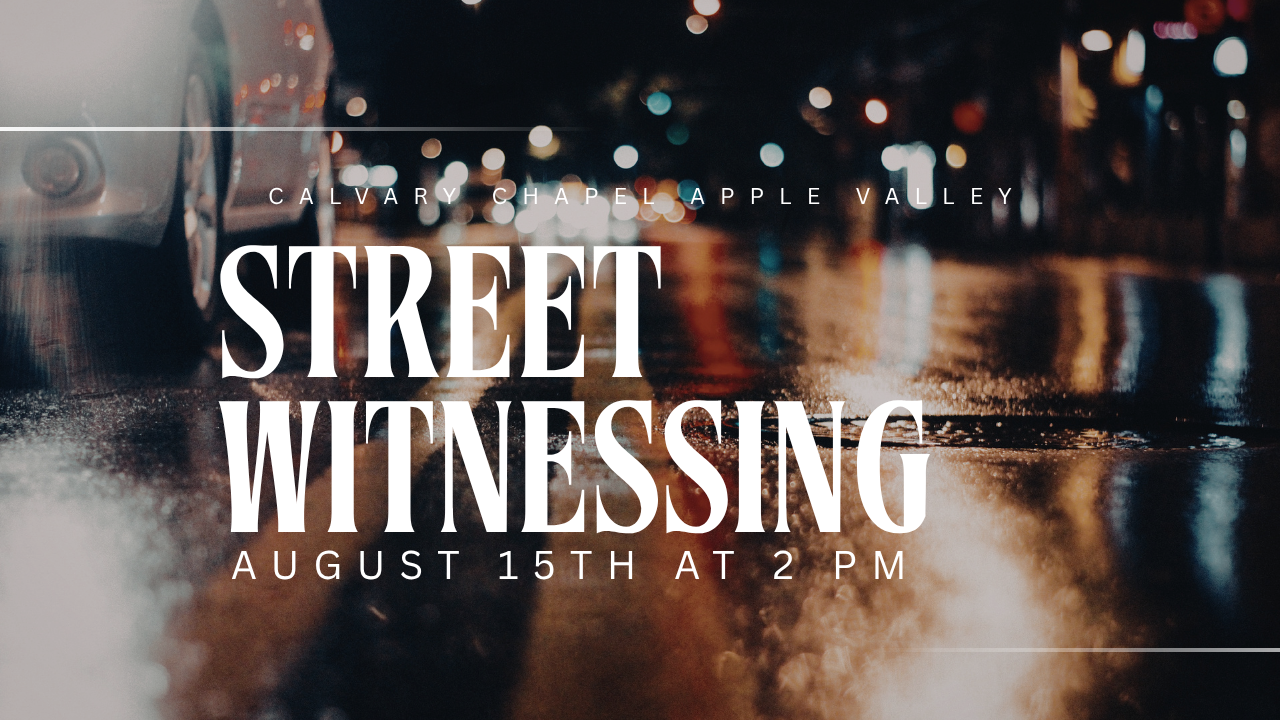 Street Witnessing