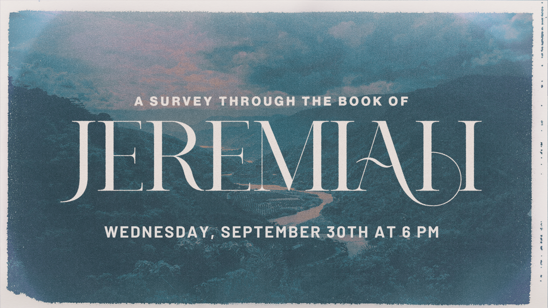 Mid-Week Service - Book of Jeremiah